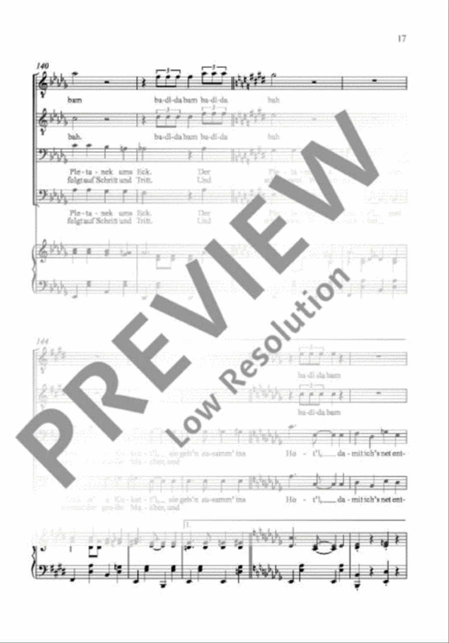 Telefonbuchpolka TTBB scores gallery preview page 18