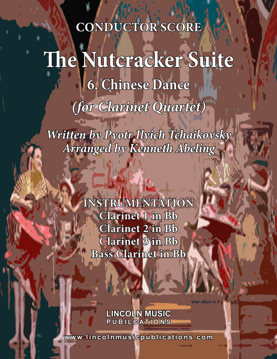 The Nutcracker Suite - 6. Chinese Dance (for Clarinet Quartet) image number null
