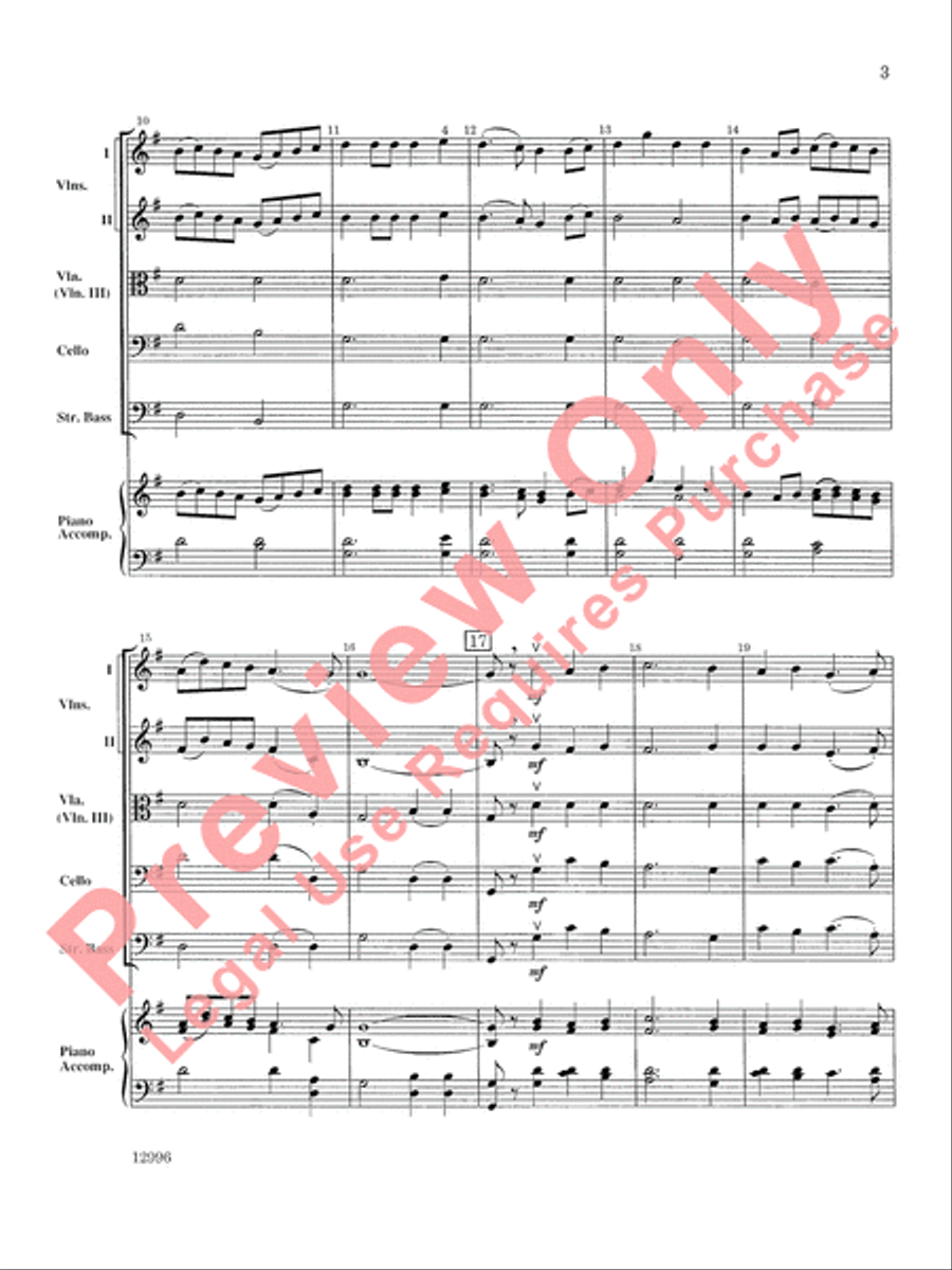 Saturday at the Symphony String Orchestra scores gallery preview page 4