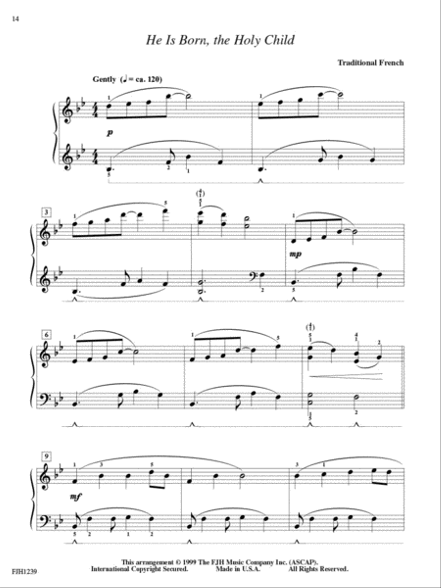 Christmas Encores, Book 2 Piano Method scores gallery preview page 3