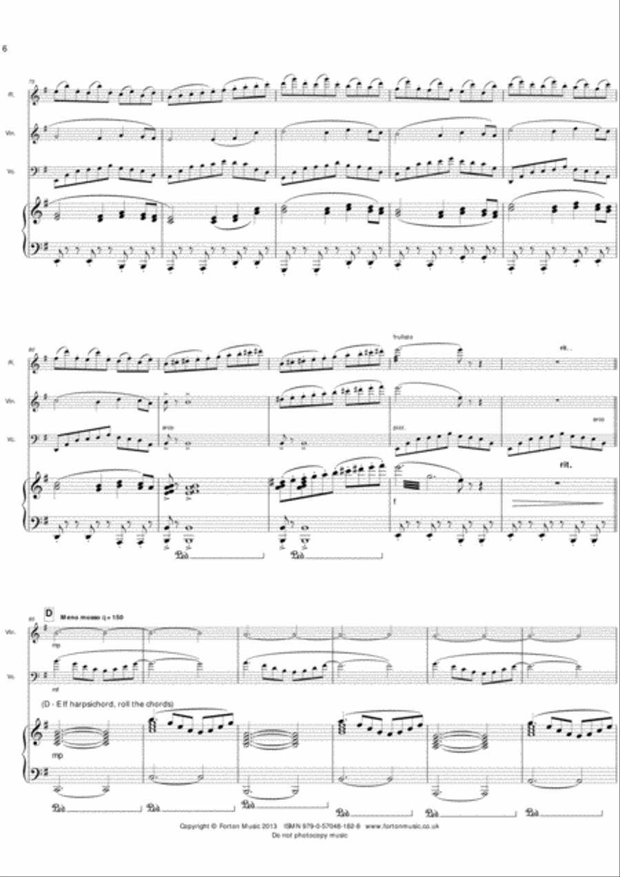 Colibri (Hummingbird) Flute scores gallery preview page 6