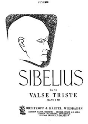 Book cover for Valse Triste Op. 44 / 3