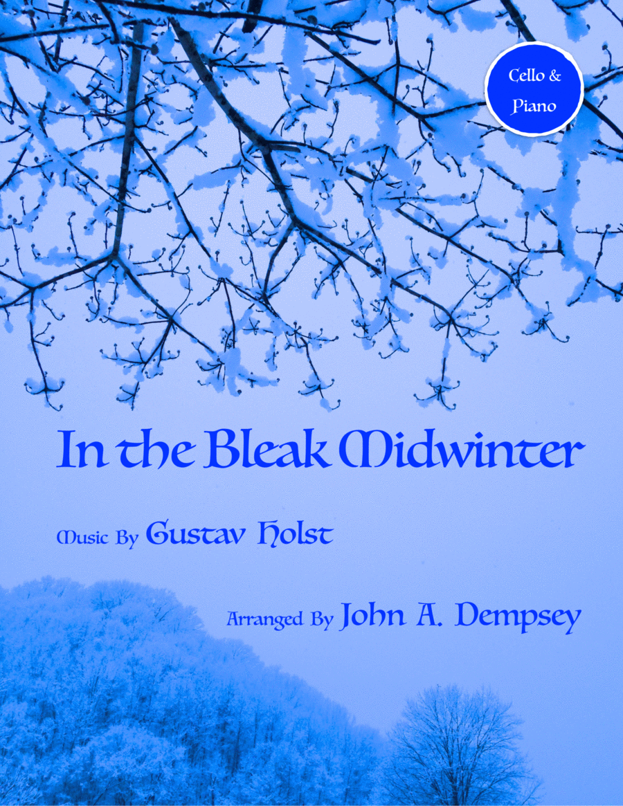 In the Bleak Midwinter (Cello and Piano) Piano scores gallery preview page 1