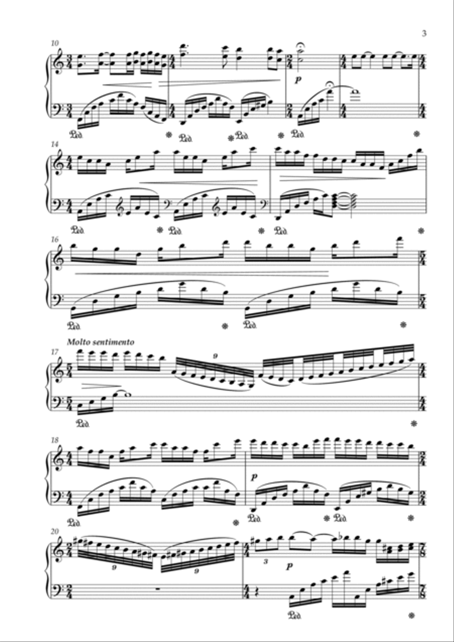 Song for piano - The first Piano Method scores gallery preview page 3
