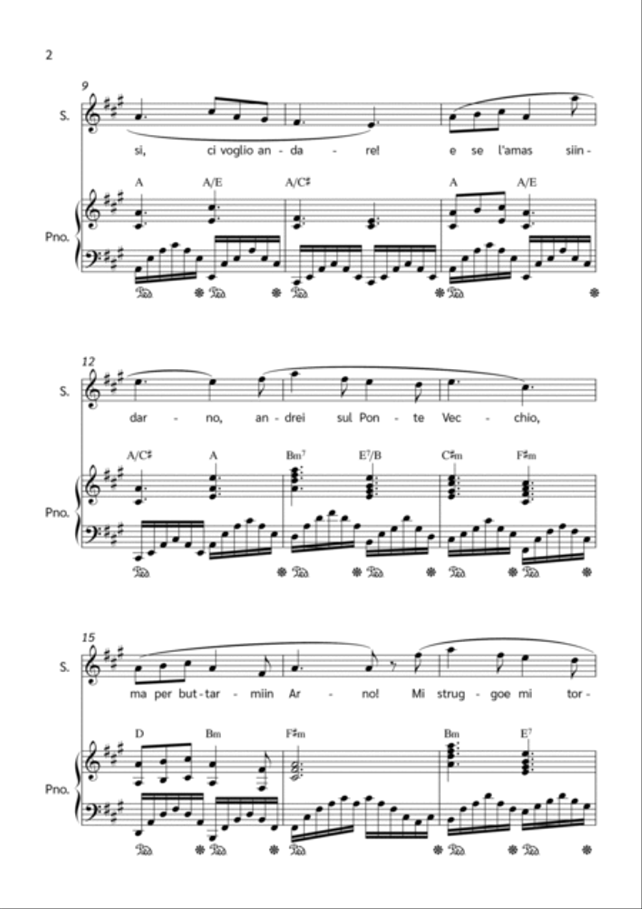 O Mio Babbino Caro Voice scores gallery preview page 2