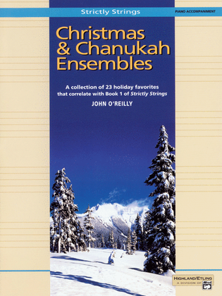 Book cover for Christmas and Chanukah Ensembles