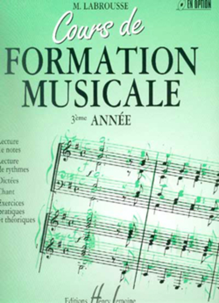 Cours de formation musicale - Volume 3