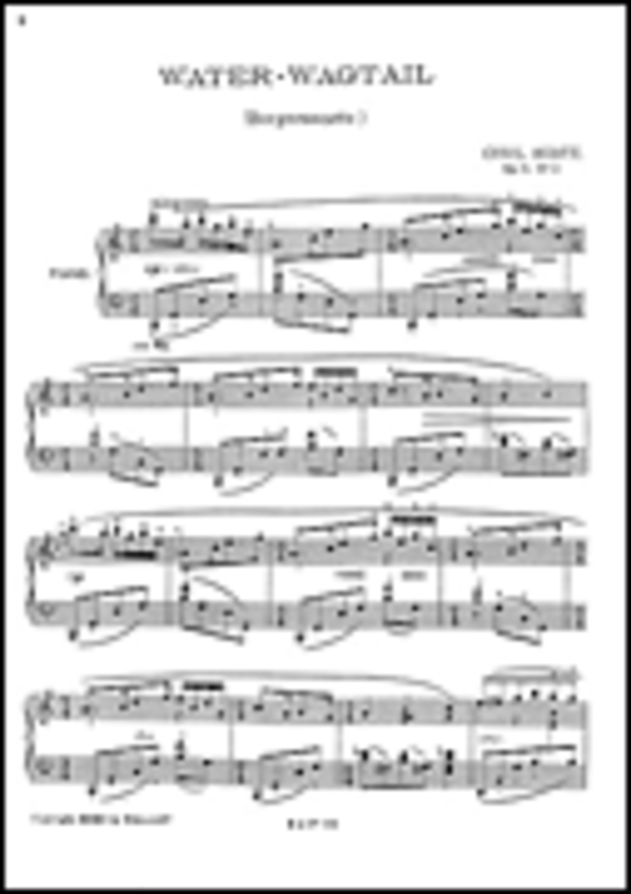 Cyril Scott: Water Wagtail Op.71 No.3 Piano Solo scores gallery preview page 1