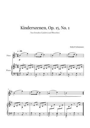 Kinderszenen, Op 15, No. 1 (for Flute and Piano)