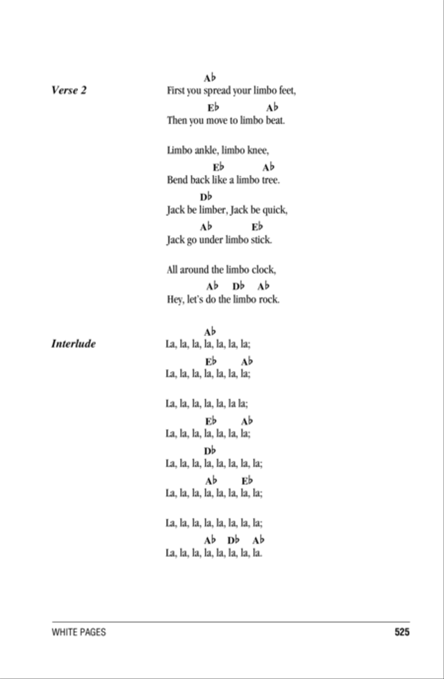 Limbo Rock Acoustic Guitar scores gallery preview page 2