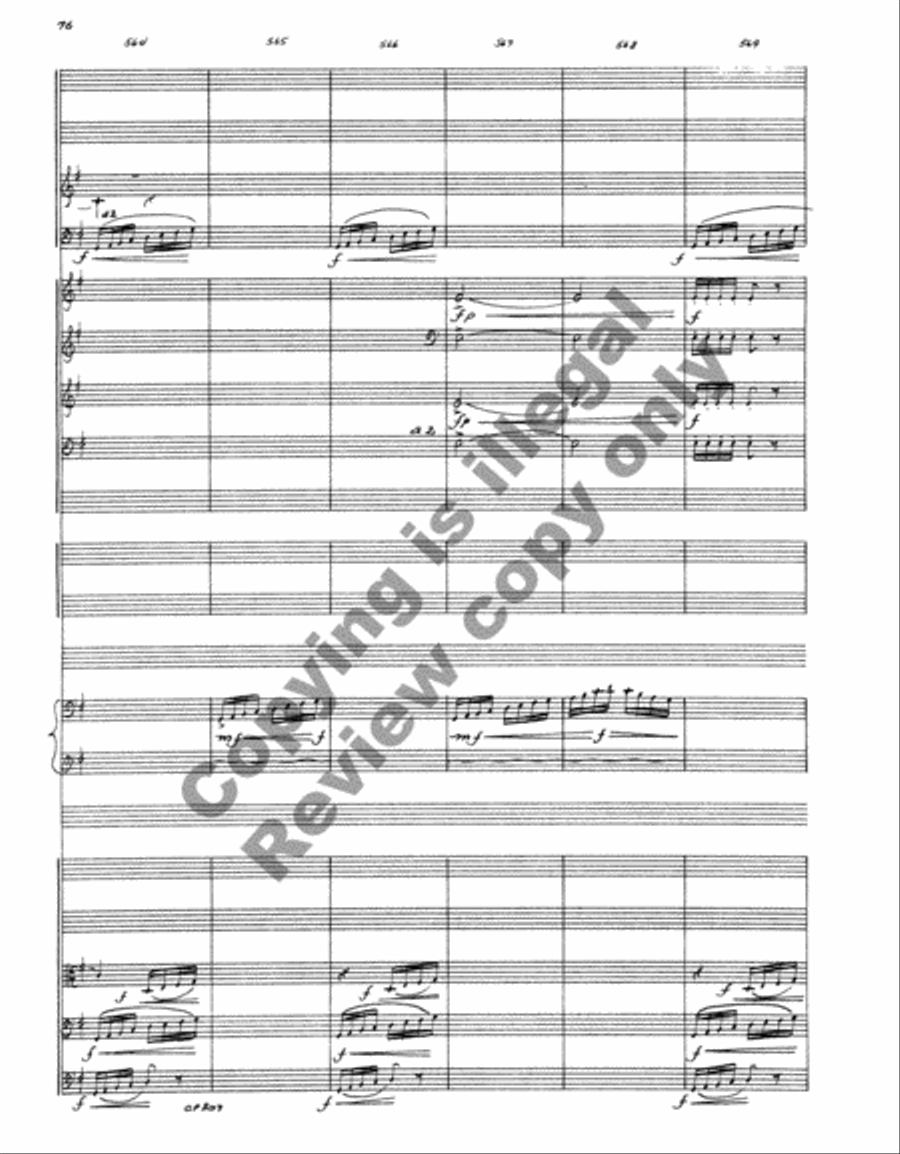 Variations on a Theme of Shostakovich (Orchesta Score) Full Orchestra scores gallery preview page 167
