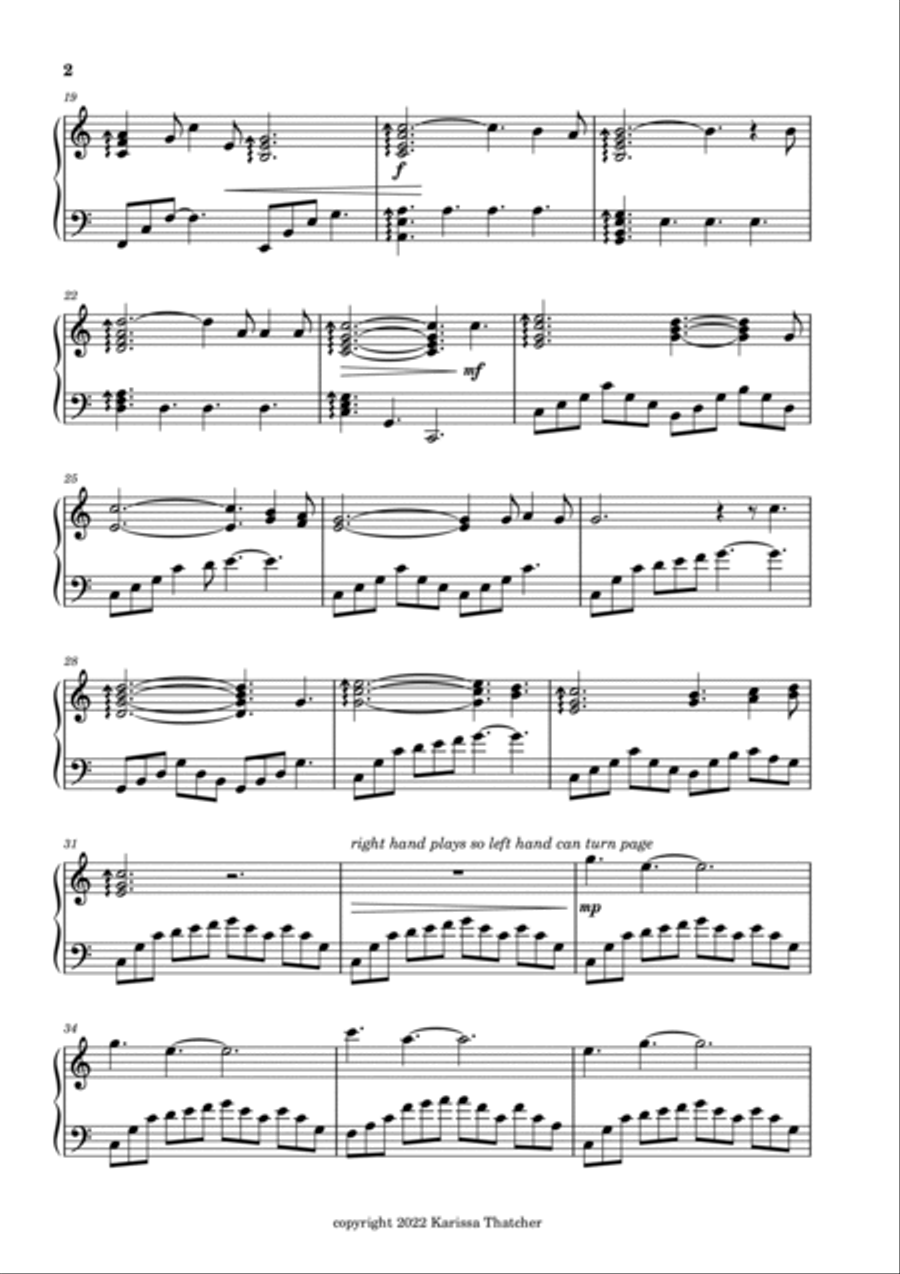 O Holy Night O Holy Night Celtic Harp scores gallery preview page 2