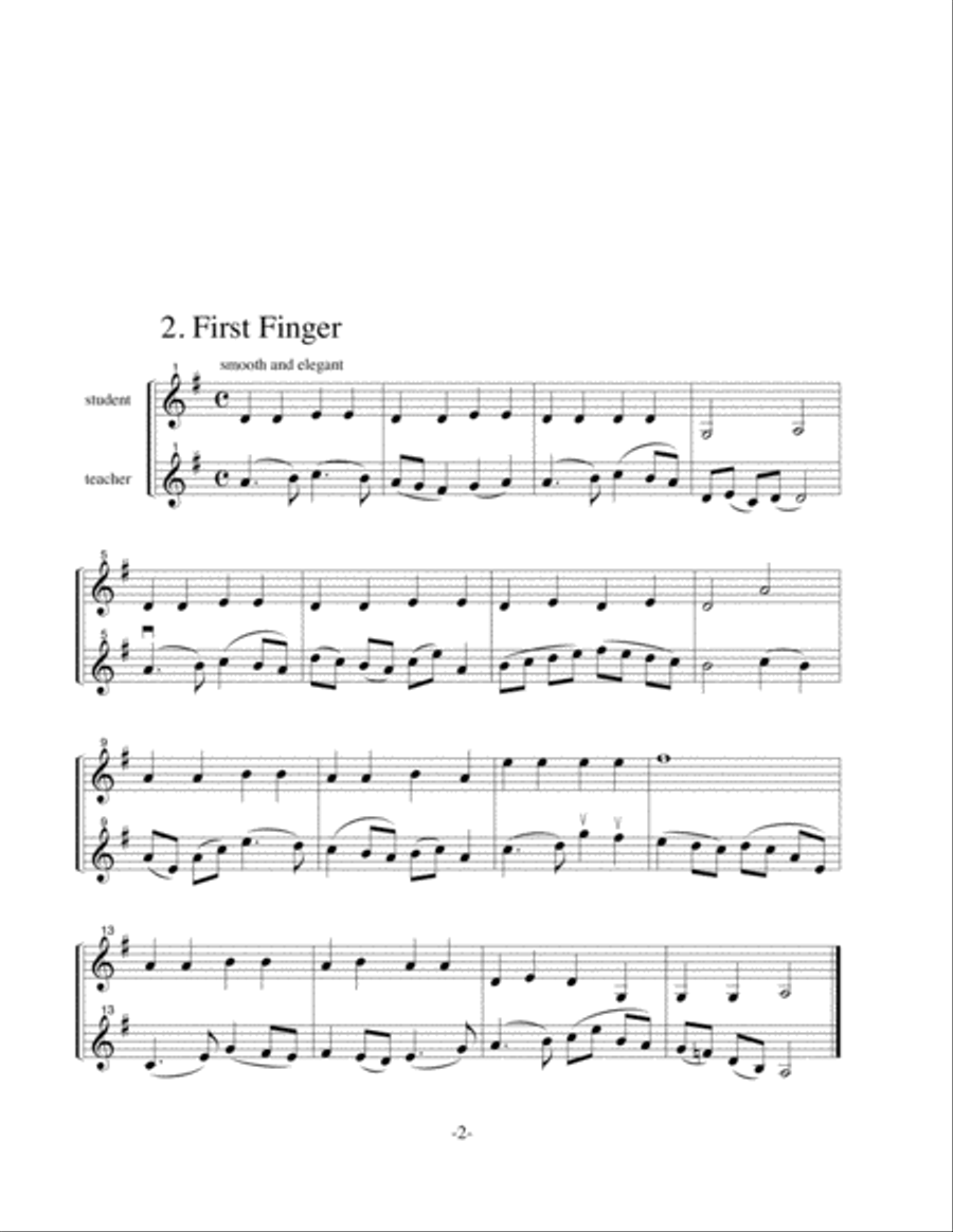 24 Diverse Duets for Beginning Violinists ages 8 to 88 String Duet scores gallery preview page 4