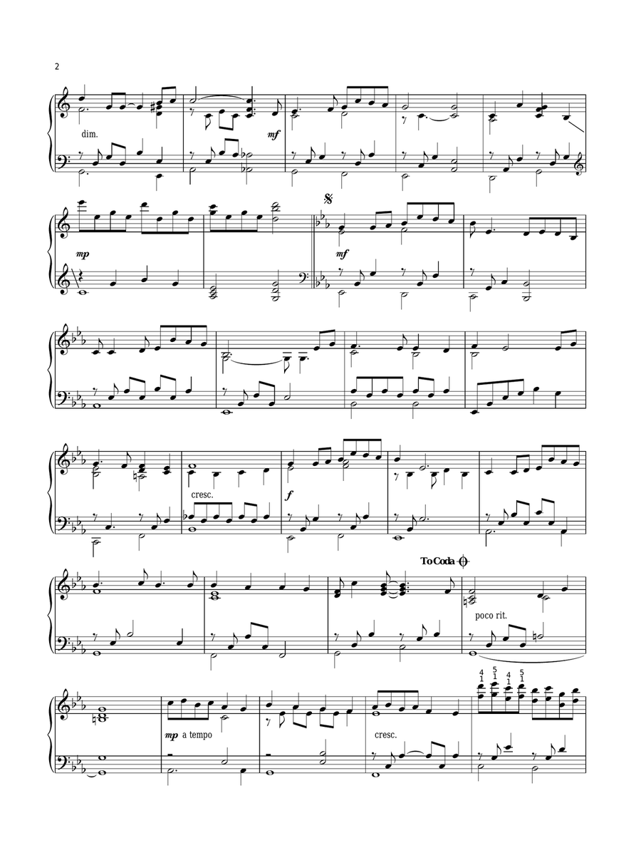 How Does A Moment Last Forever (from Beauty And The Beast) Piano Solo scores gallery preview page 2