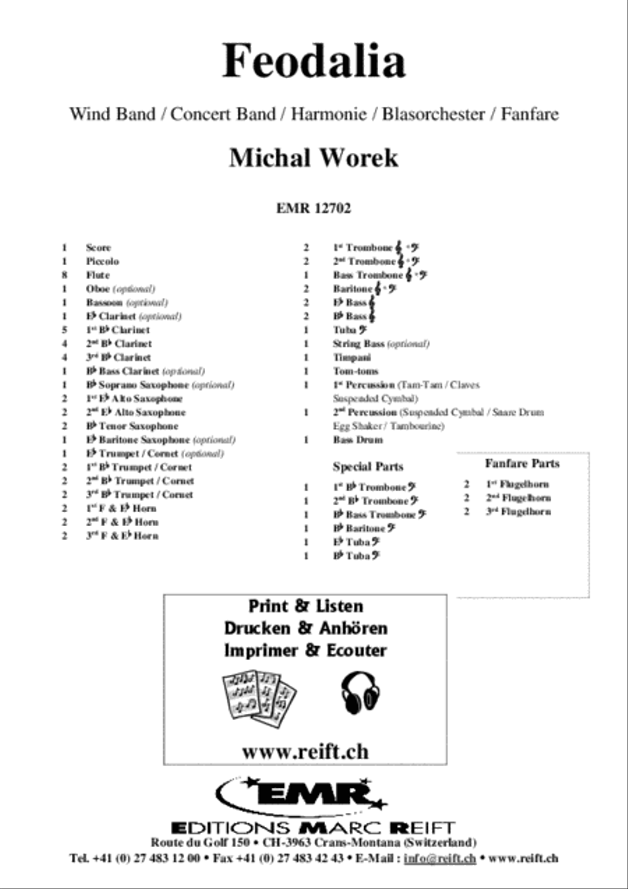 Feodalia Concert Band scores gallery preview page 2