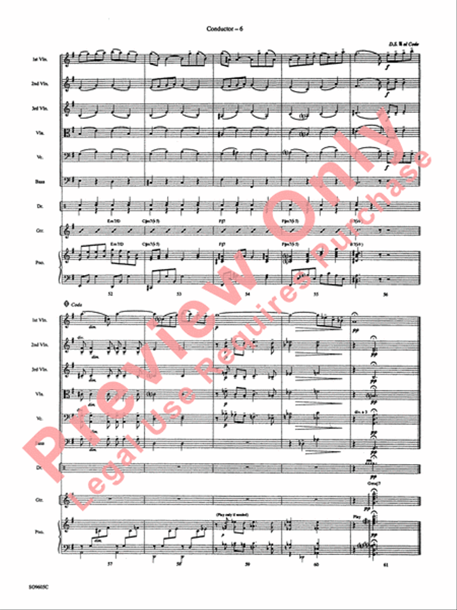 The Shadow of Your Smile (from The Sandpiper) String Orchestra scores gallery preview page 8
