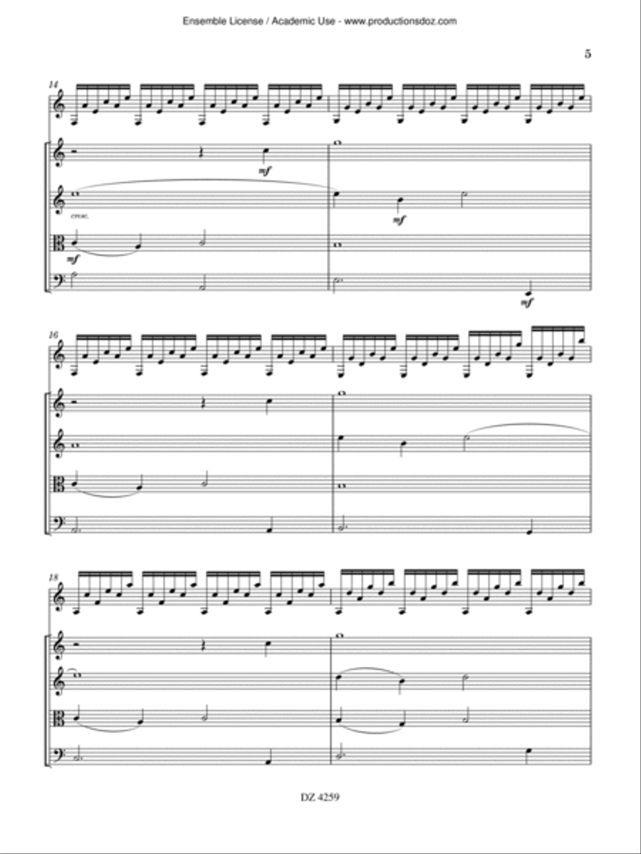 Bentu de notas Bentu de notas Cello scores gallery preview page 5