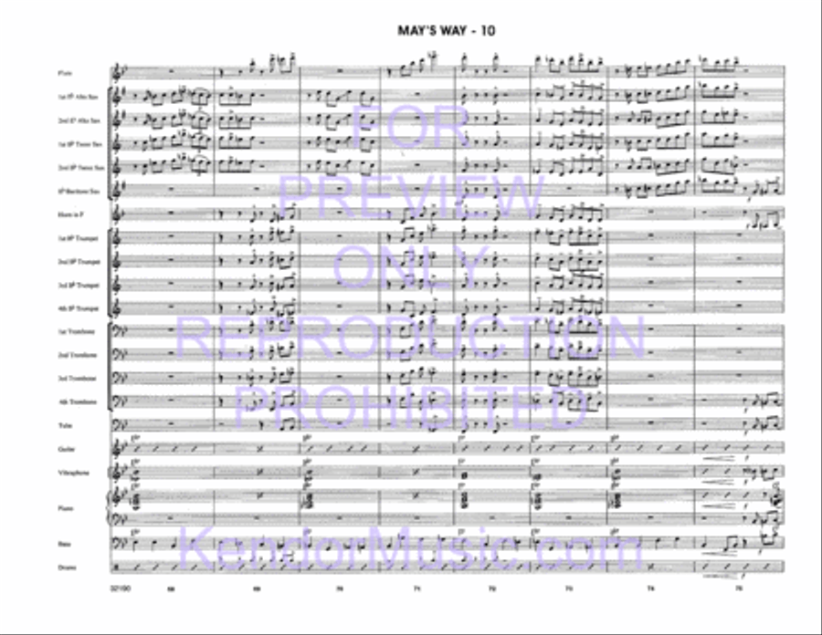 May's Way May's Way Jazz Ensemble scores gallery preview page 12