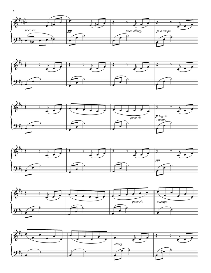 Le Onde Piano Solo scores gallery preview page 4