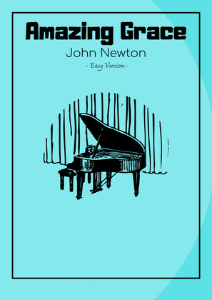 Book cover for Amazing Grace - Easy Version Piano