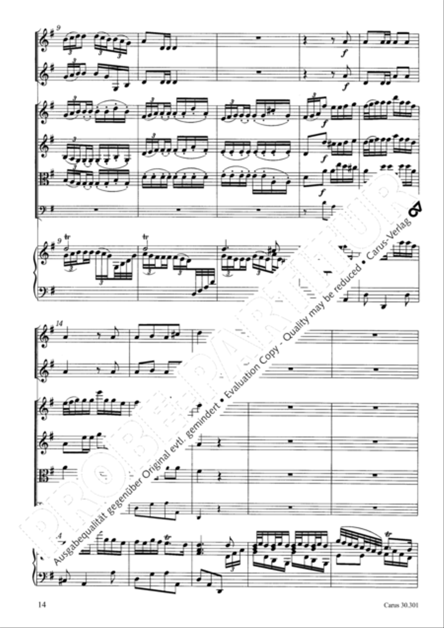 The love God bears us (Die Liebe Gottes ist ausgegossen) 4-Part scores gallery preview page 14