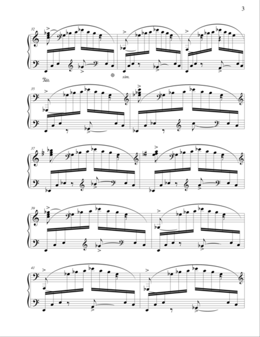 Sonata #5 in B-flat minor Piano Solo scores gallery preview page 5