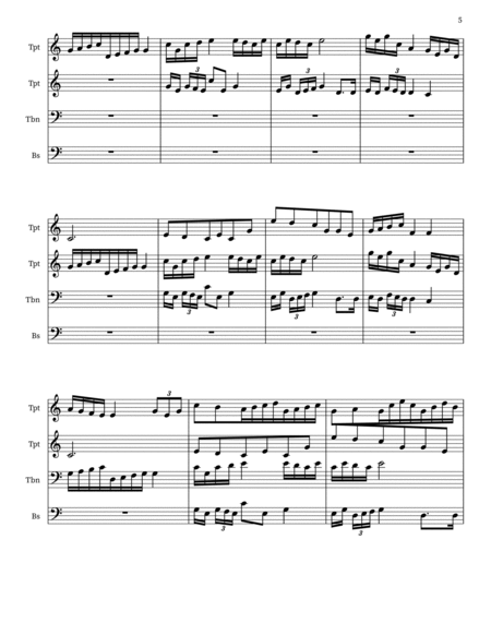 Intermezzi Ambrosiano for Brass Quartet