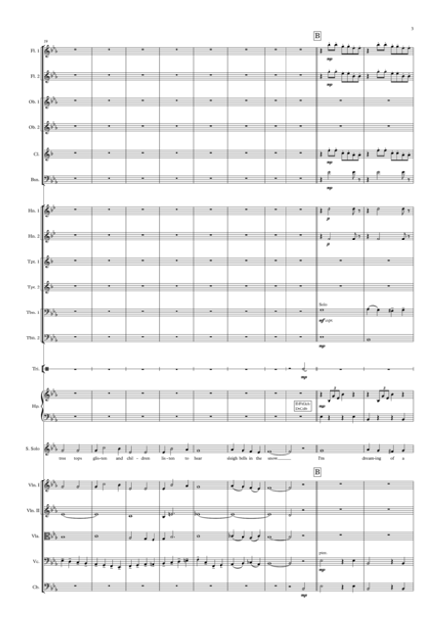 White Christmas Full Orchestra scores gallery preview page 3