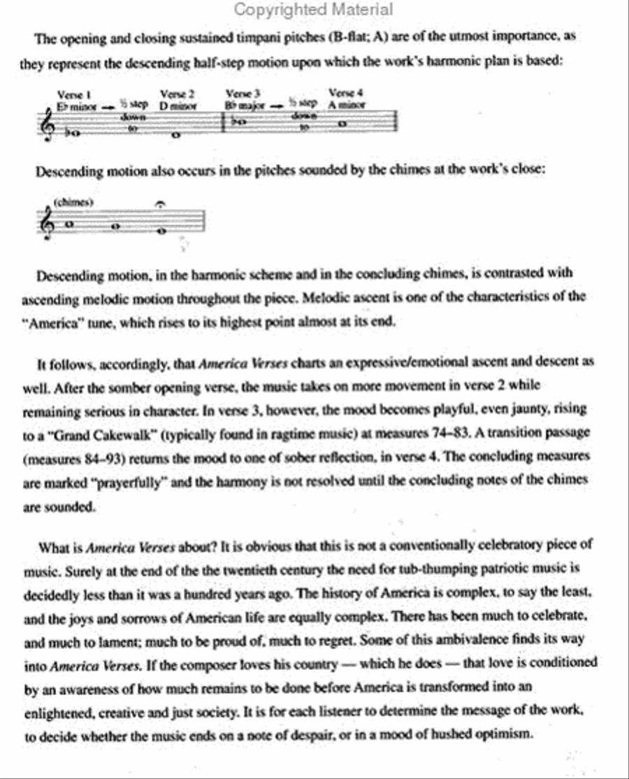 America Verses America Verses Concert Band scores gallery preview page 4