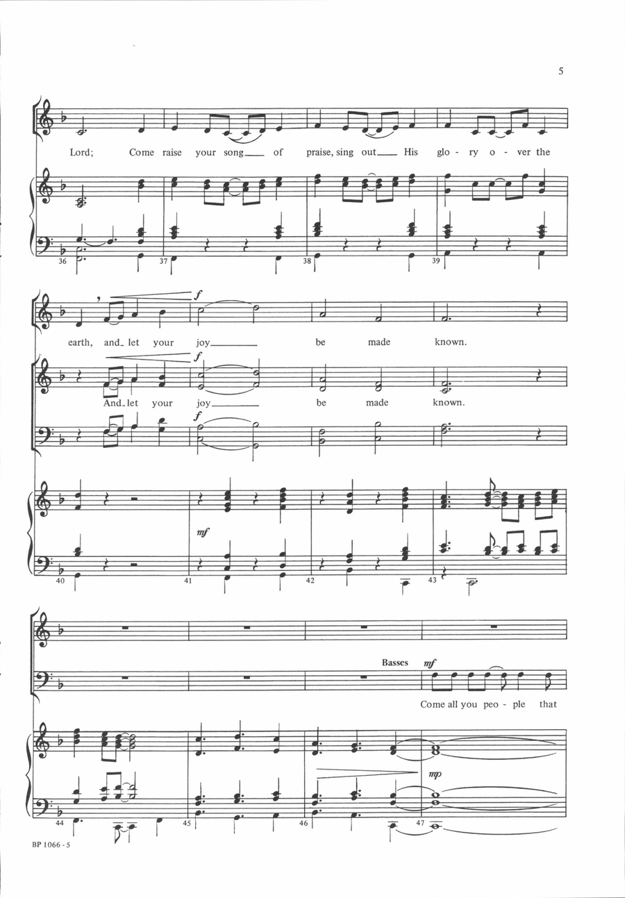 A Celebration 4-Part scores gallery preview page 5