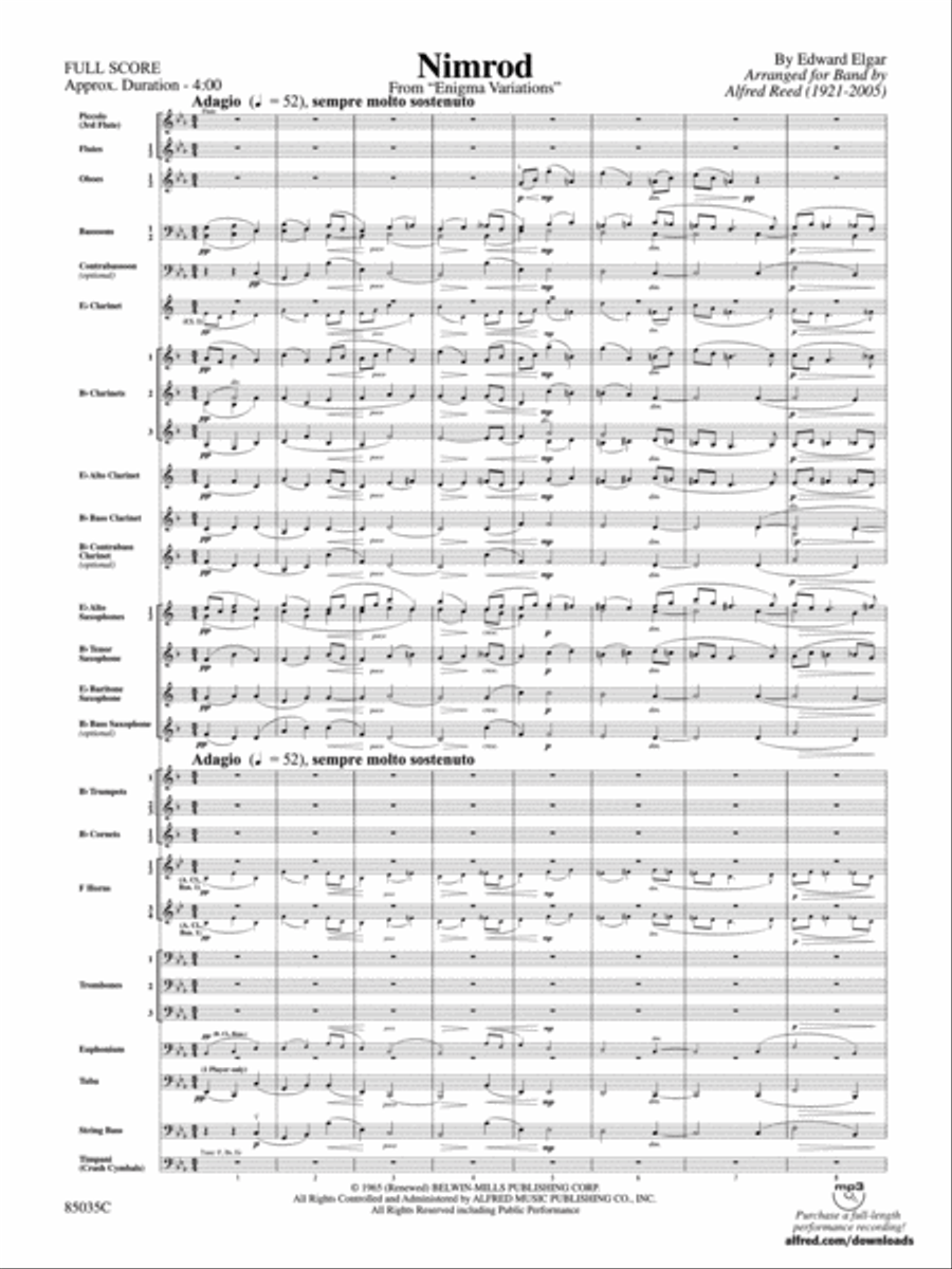 Nimrod Concert Band scores gallery preview page 2