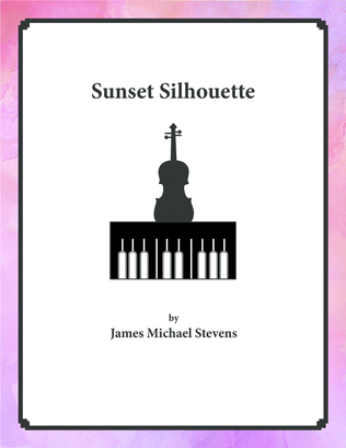 Sunset Silhouette - Viola & Piano