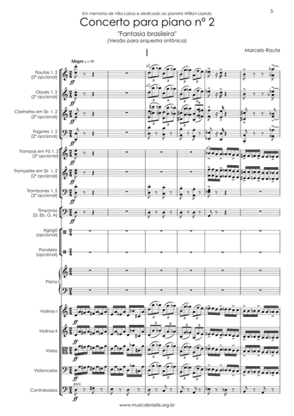 Concerto para piano n. 2 (versão para orquestra sinfônica)