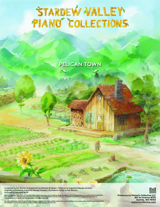 Book cover for Pelican Town (Stardew Valley Piano Collections)