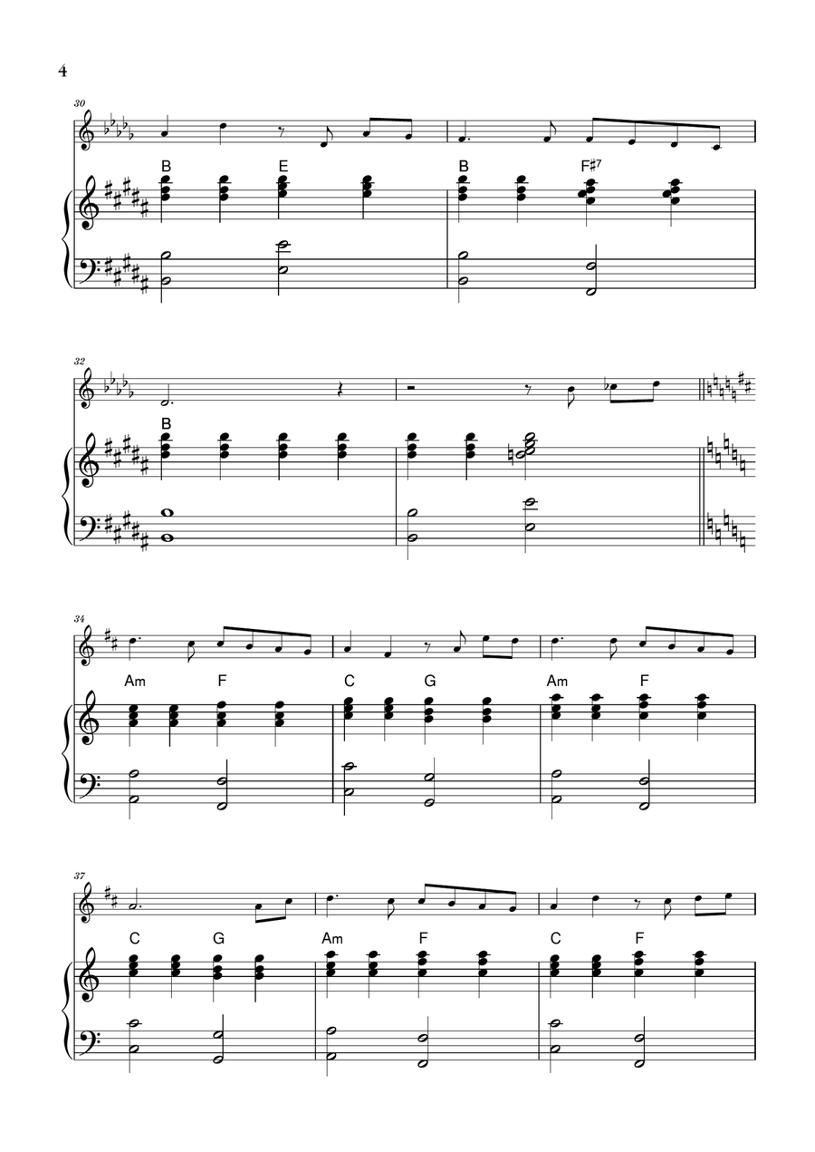 You Raise Me Up Small Ensemble scores gallery preview page 4