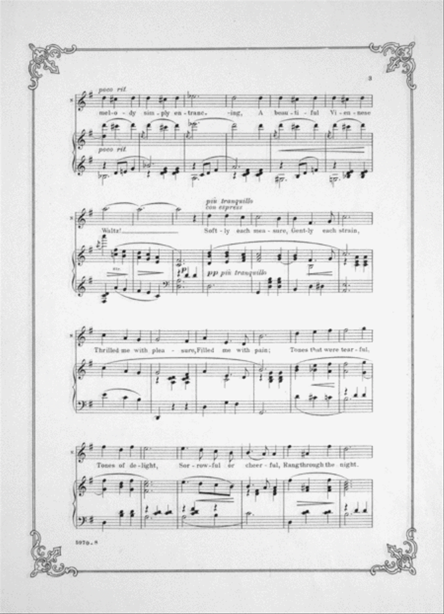 No. 7. Waltz Duet. Love's Roundelay Voice scores gallery preview page 4
