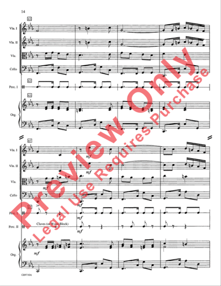 A Festival of Lessons and Carols Choir scores gallery preview page 15