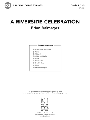 Book cover for A Riverside Celebration: Score
