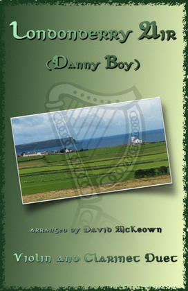 Book cover for Londonderry Air, (Danny Boy), for Violin and Clarinet Duet
