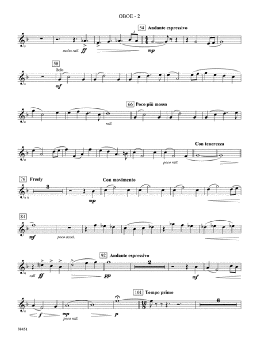 Resurgences: Oboe Full Orchestra scores gallery preview page 2