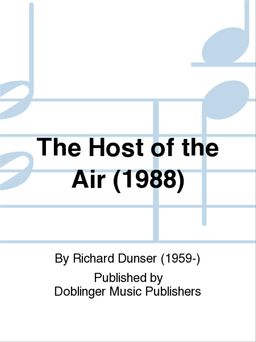 The Host of the Air (1988) Horn scores gallery preview page 1
