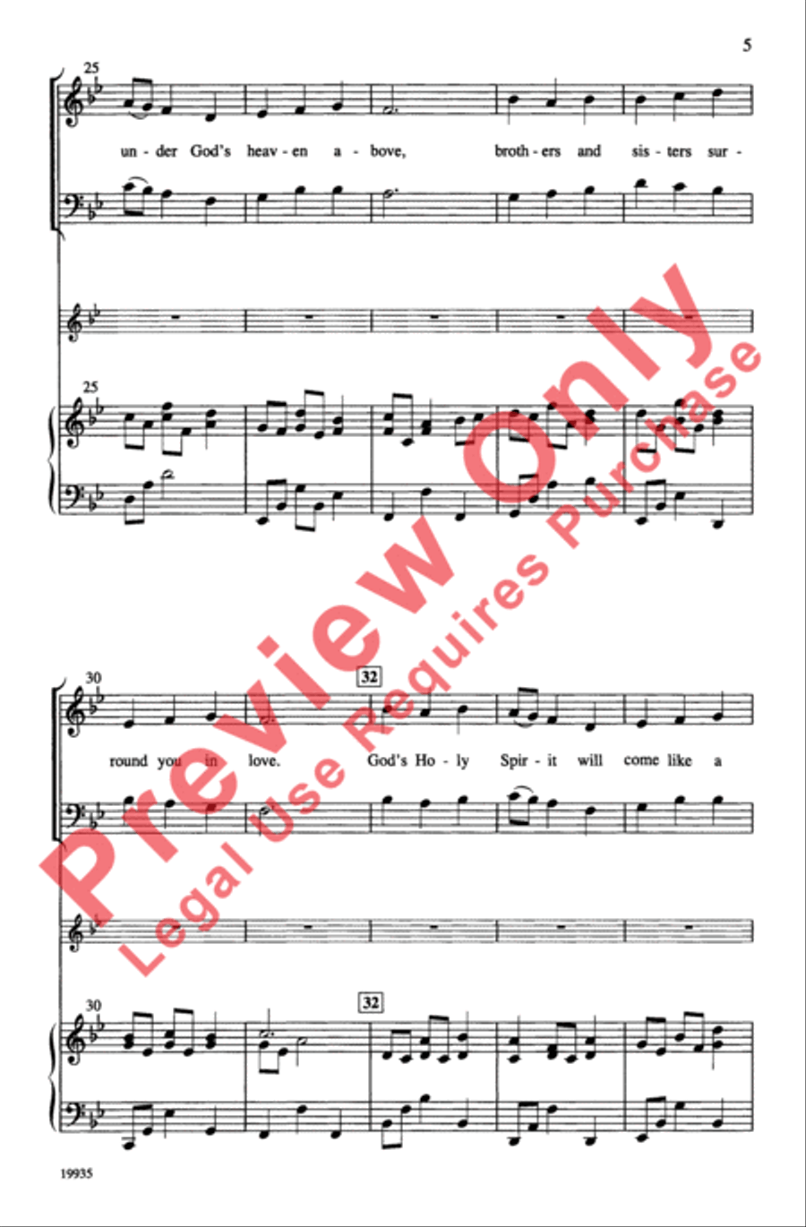 Come to the Water Come to the Water 4-Part scores gallery preview page 5