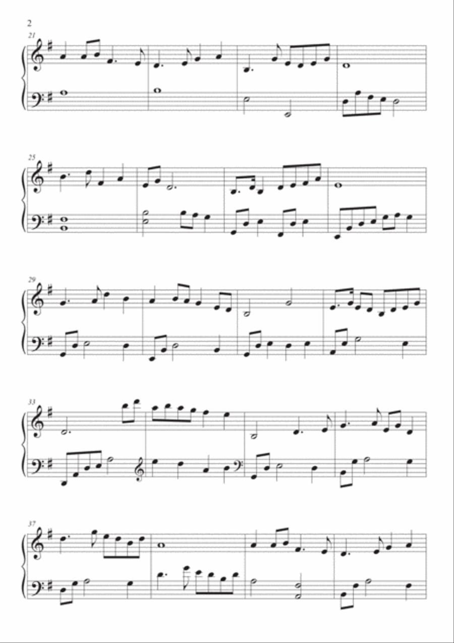 The Butterfly Lovers Piano Solo scores gallery preview page 2