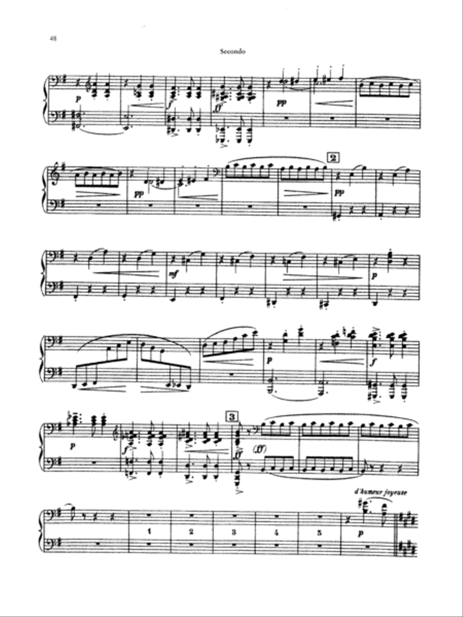 Schmitt: Album of Piano Duets, Volume II Piano Duet scores gallery preview page 3