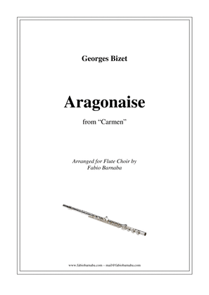 Book cover for Aragonaise from "Carmen" - for Flute Choir
