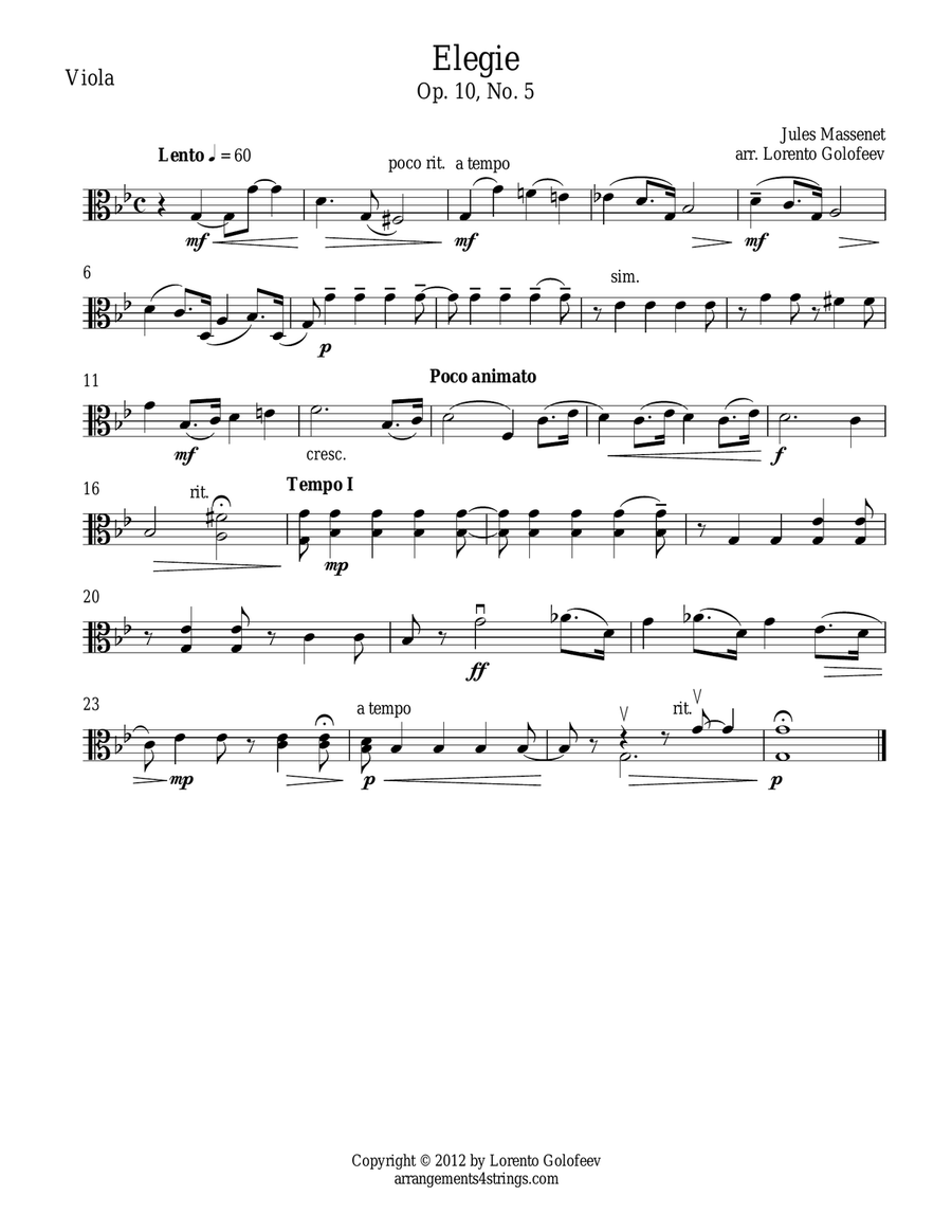 Elegie String Quartet scores gallery preview page 3