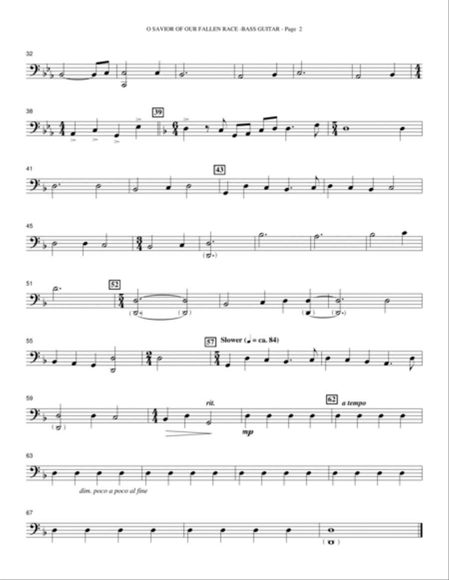 All Is Well - Bass All Is Well - Bass Choir scores gallery preview page 6