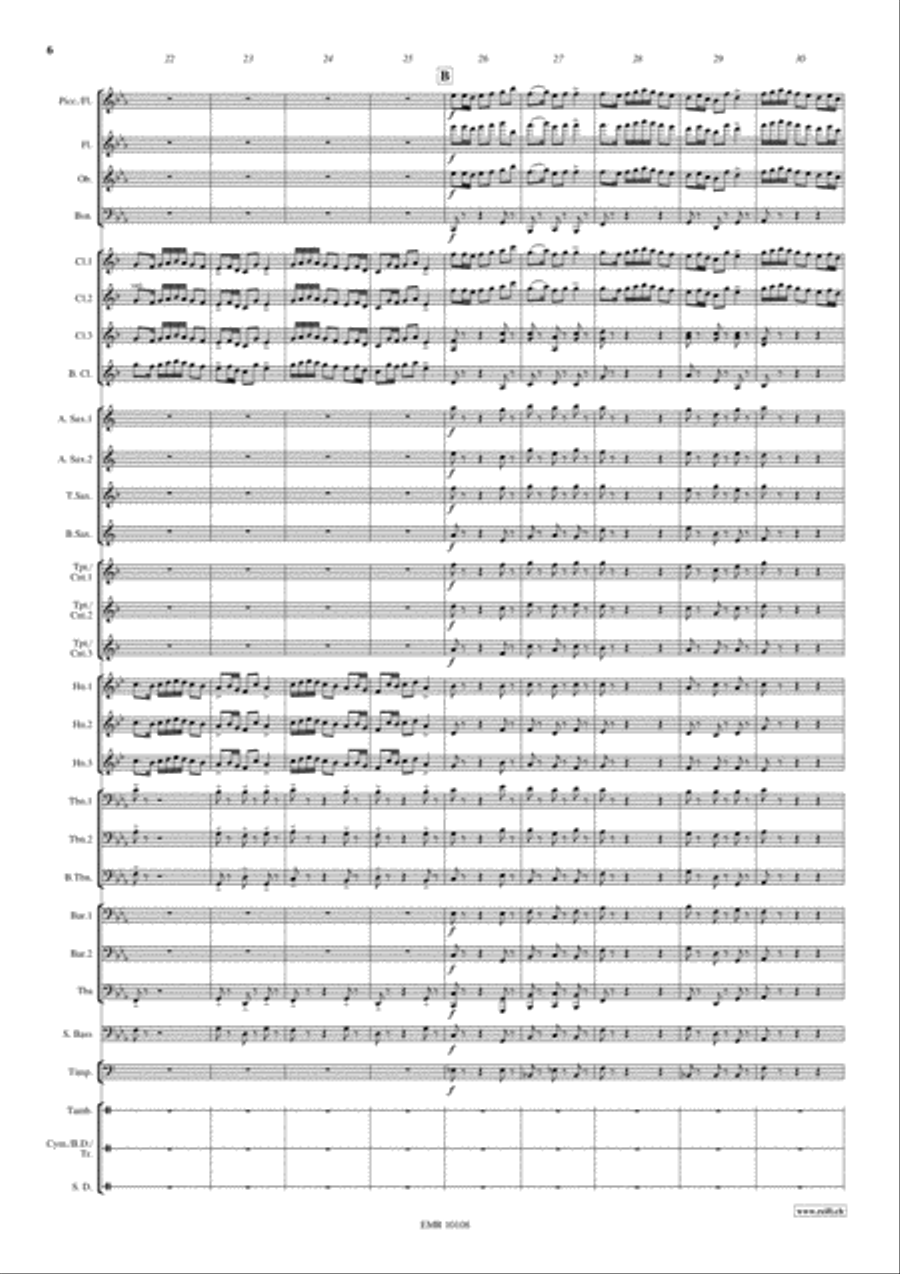 Procession Of The Nobles Procession Of The Nobles Concert Band scores gallery preview page 7
