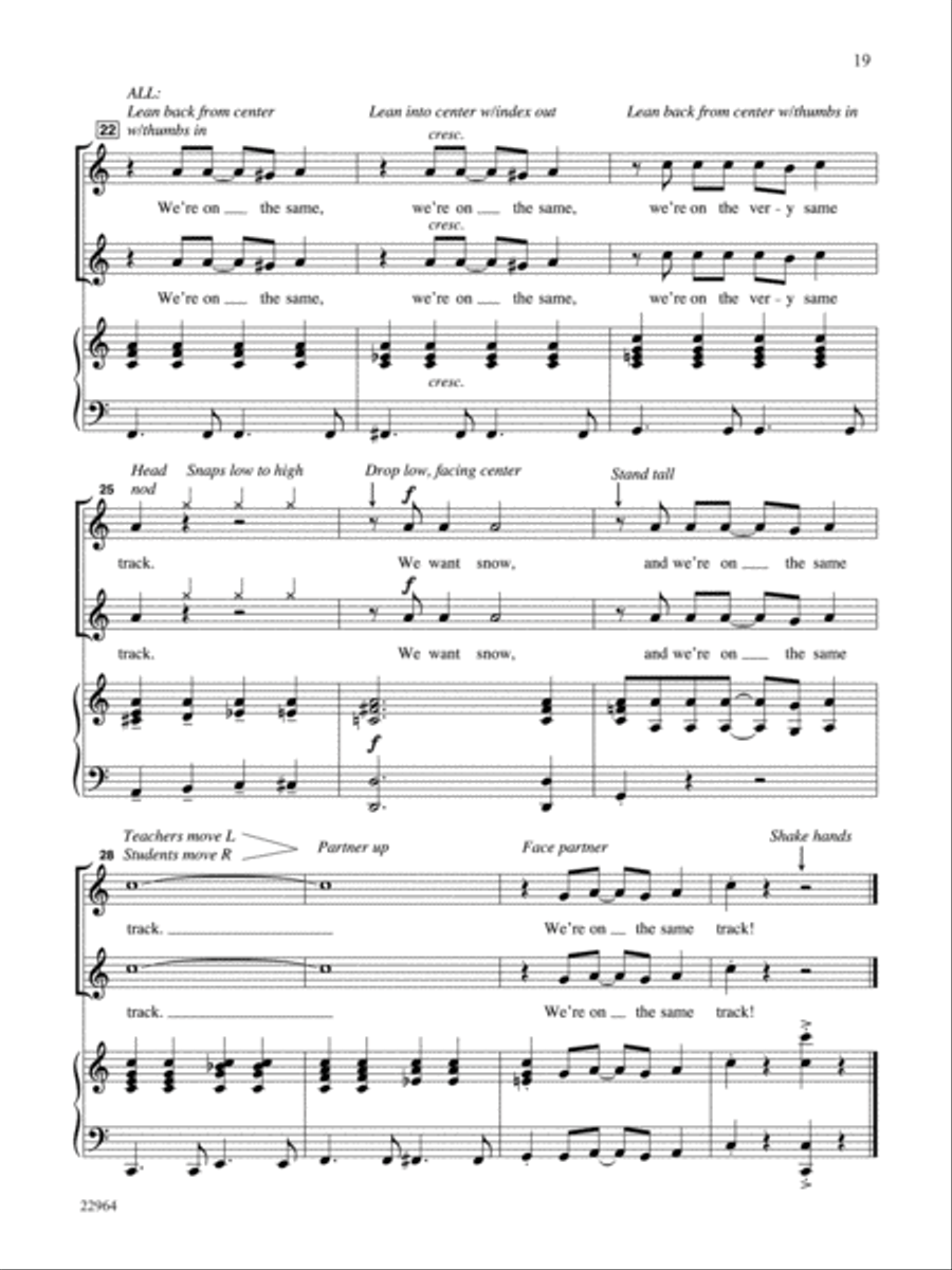 The Big Chill - Teacher's Handbook Unison Choir scores gallery preview page 23