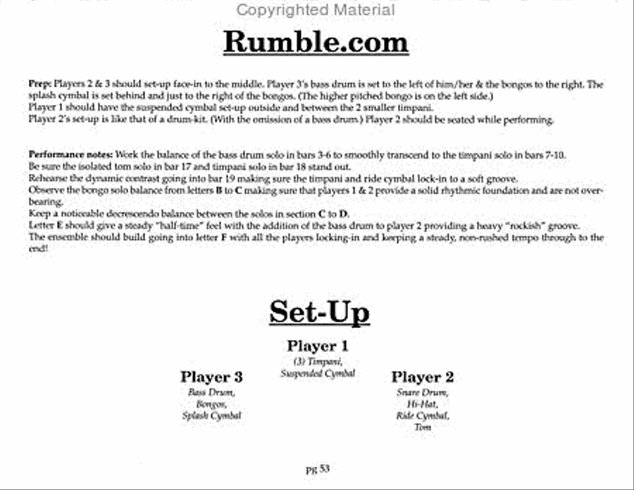 Trisicles - 10 Easy Trios Percussion Ensemble scores gallery preview page 20